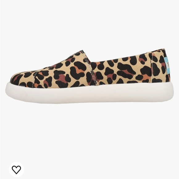 Women  (9.5) NWT TOMS Alpargata Mallow Beige XL Classic Leopard Print Shoes - Picture 3 of 10